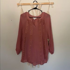 Deep Pink Blouse